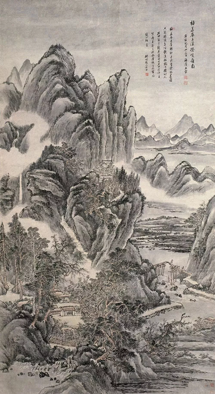 清代画坛"四王"成员对清代和近代山水画的深远影响