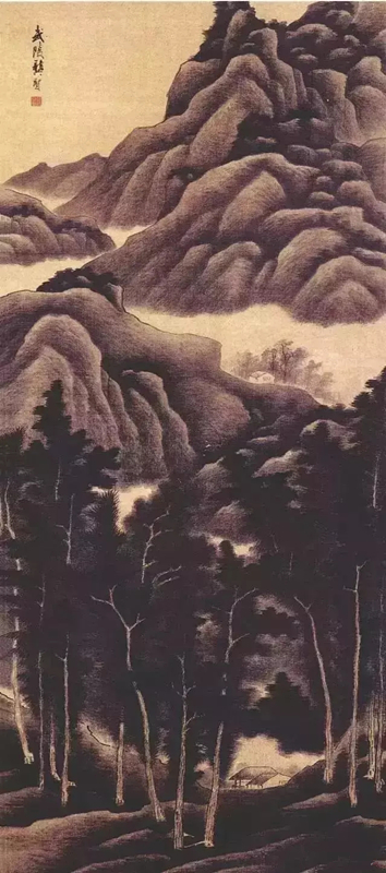 苏显祖刘珏李可染雨景山水画名作赏析