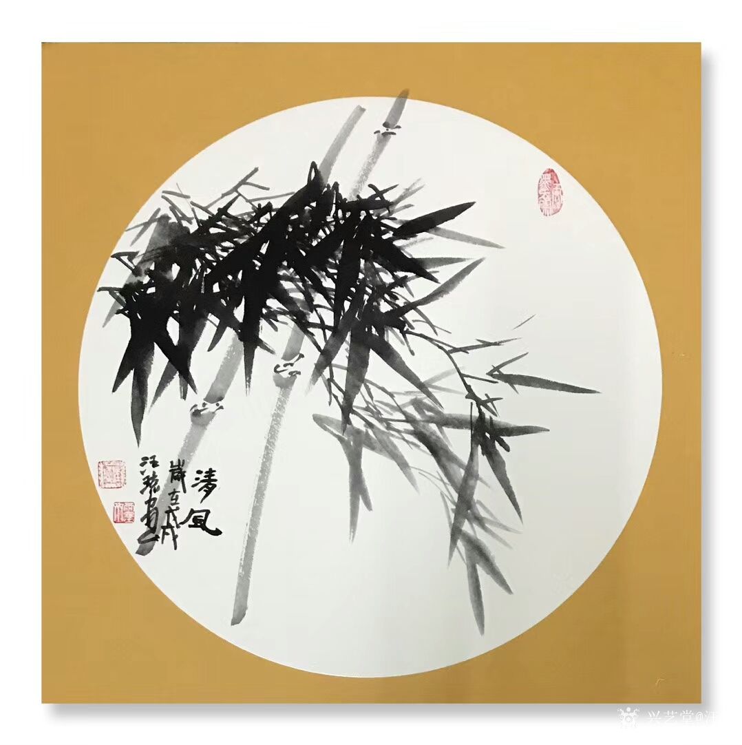 我的梅兰竹菊小品,《铁骨》,《幽兰》,《清风》,《秋韵》,国画写意
