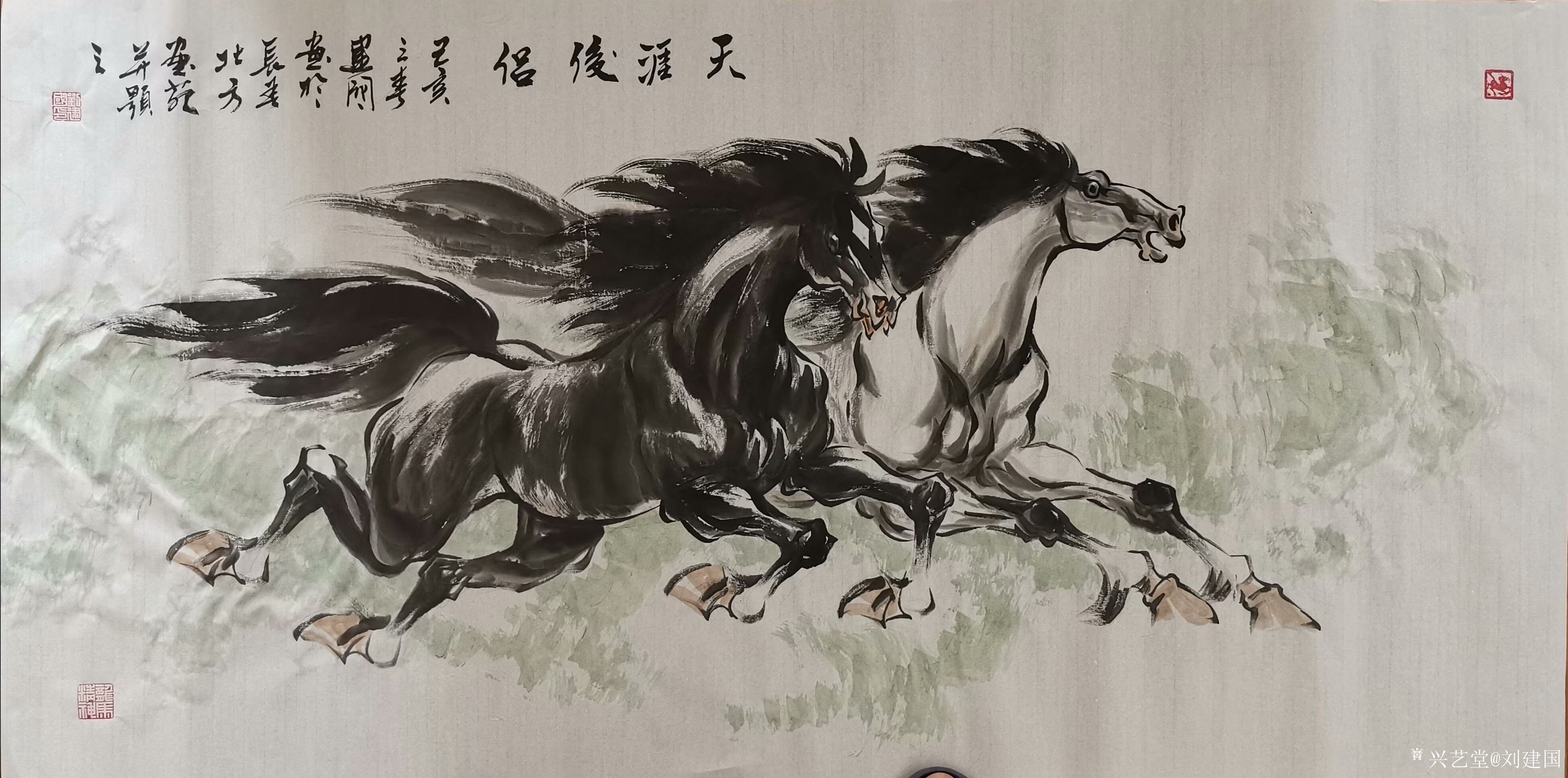 刘建国日记:国画马《非凡岁月》录吉林孟立群