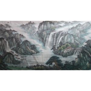 艺术品图片：艺术家韦杰球国画作品名称《【高山流水47】作者韦杰球》价格720.00 元