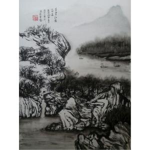 艺术品图片：艺术家陈刚国画作品名称《【山水19】作者陈刚》价格1500.00 元