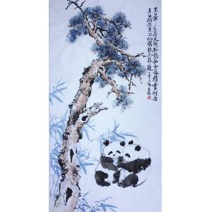艺术品图片：艺术家高瑞国画作品名称《【熊猫5】作者高瑞》价格3840.00 元