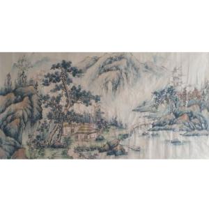 艺术品图片：艺术家李其林国画作品名称《【山水5】作者李其林》价格1440.00 元