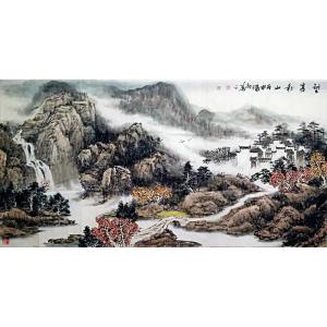 艺术品图片：艺术家陶尚华国画作品名称《【山水】作者陶尚华》价格14400.00 元