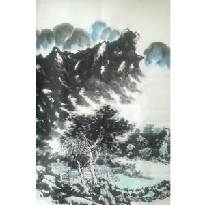 艺术品图片：艺术家旺木国画作品名称《【山水2】作者旺木》价格386.00 元