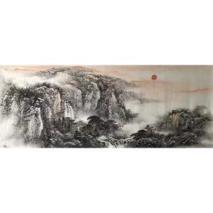 艺术品图片：艺术家许国华国画作品名称《【山水4】作者许国华》价格1200.00 元