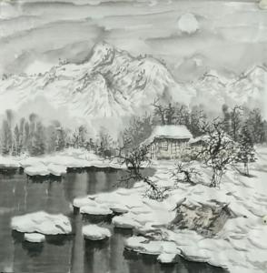 张丙强文玩杂项作品《雪景》价格1200.00元