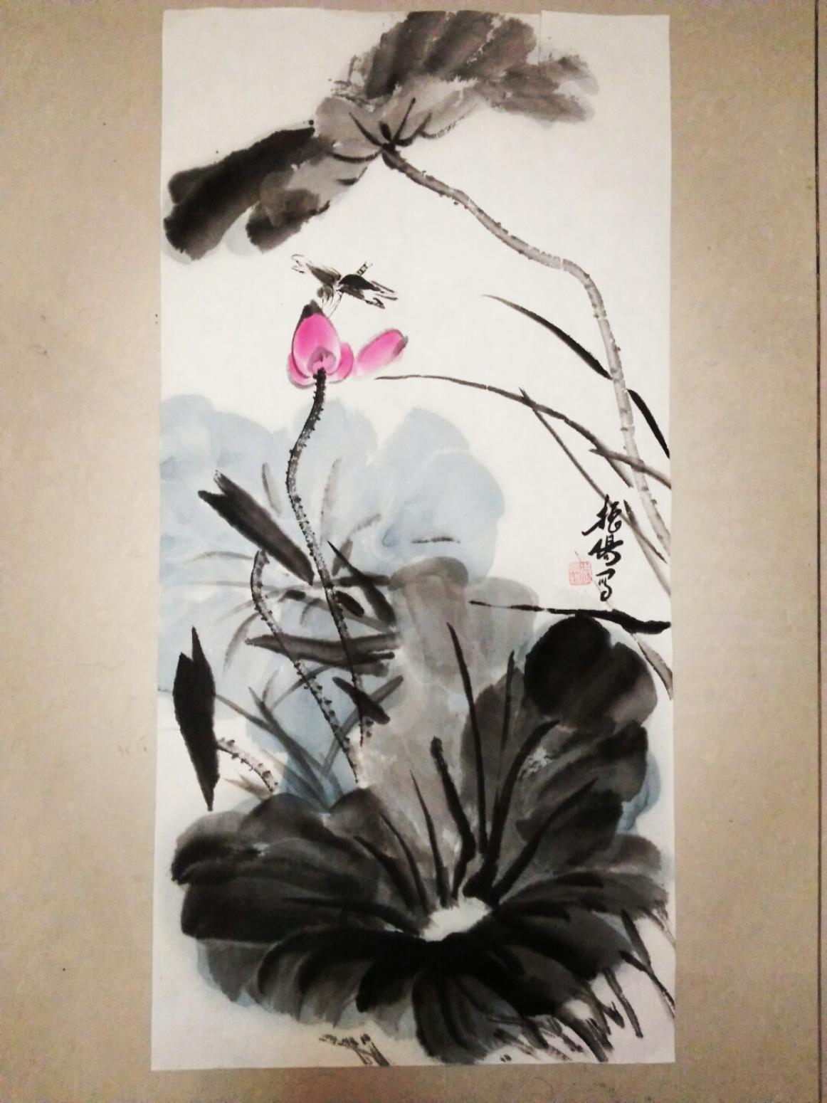 李振阳国画作品荷花