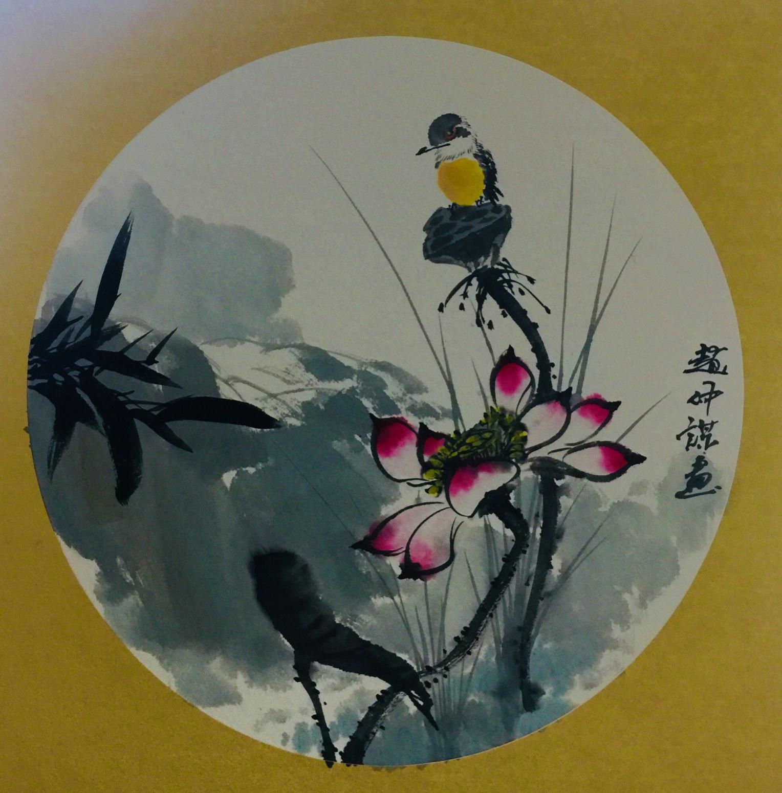 赵仲谋国画作品《小品画》