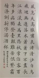 艺术品图片:艺术家陈小明书法作品名称《杜甫巜登高》》议价
