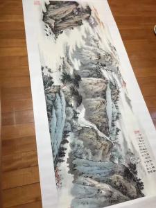 艺术品图片：艺术家徐建清国画作品名称《山水》价格16000.00 元