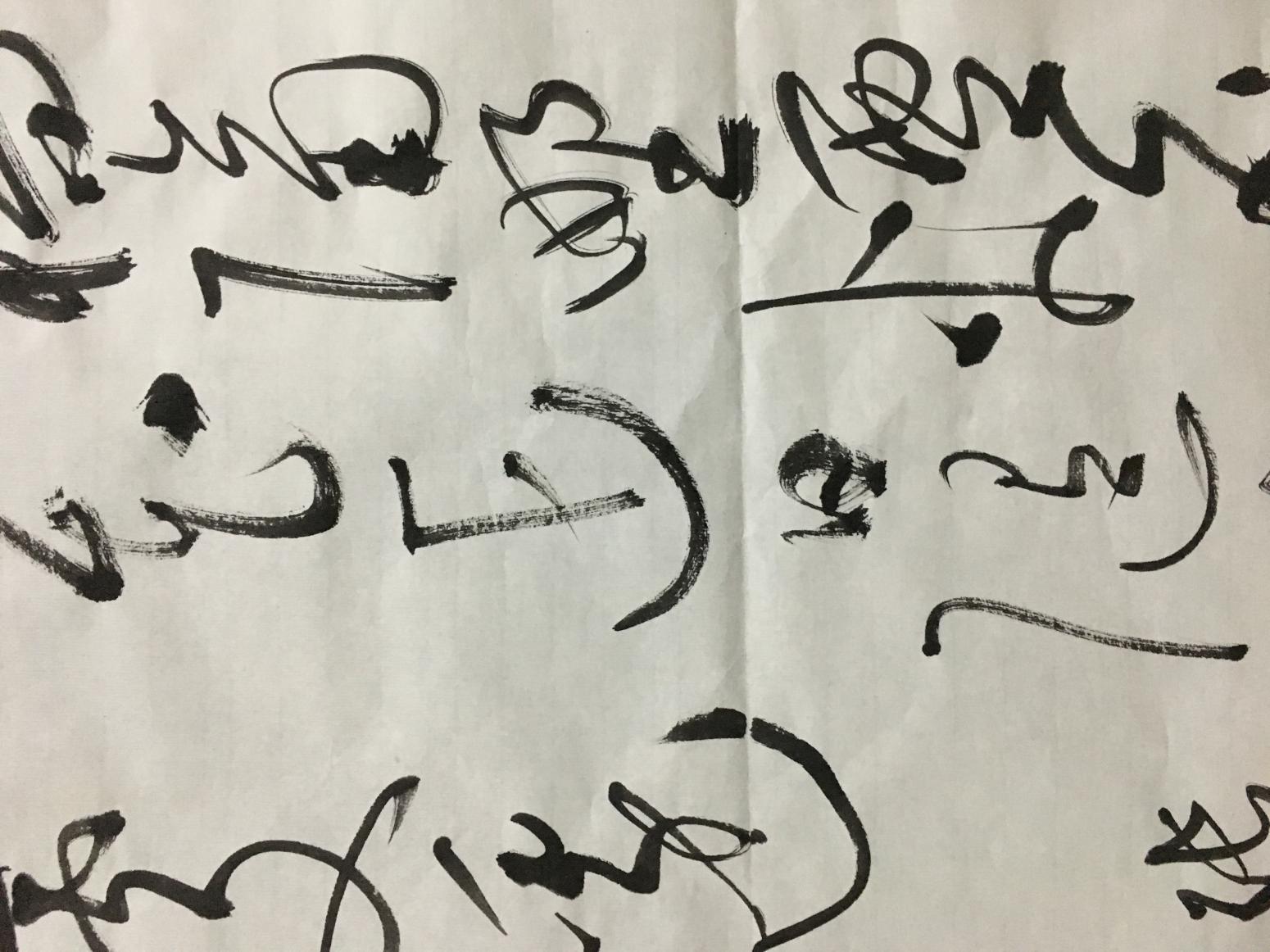 王永书法作品《草书张旭诗》