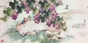 艺术品图片：艺术家徐建清国画作品名称《紫气东来》价格16000.00 元