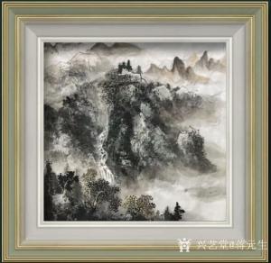 蒋元生国画作品 名称《清泉出山涧 价格