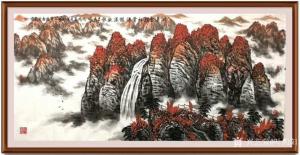 艺术品图片：艺术家叶向阳国画作品名称《鸿运当头》议价