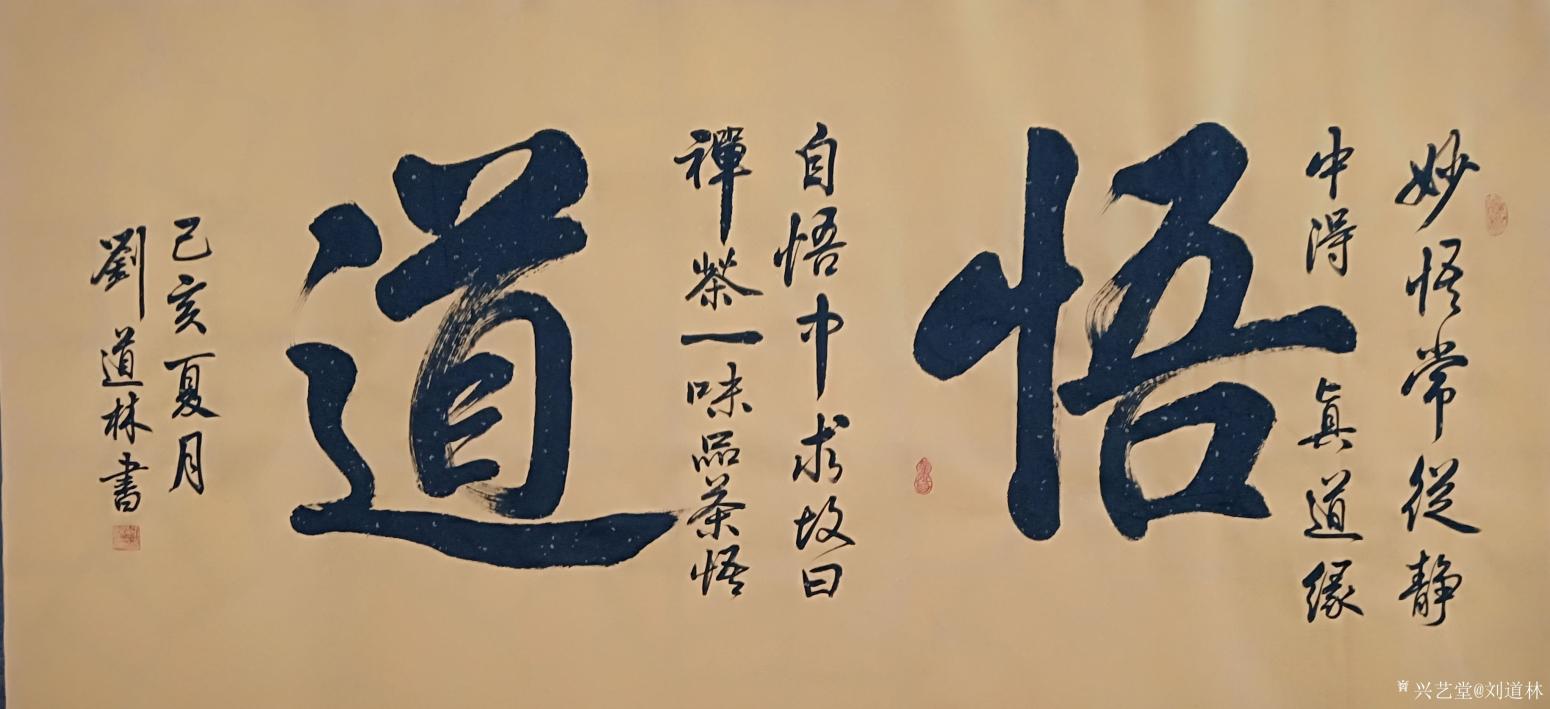 刘道林书法作品悟道