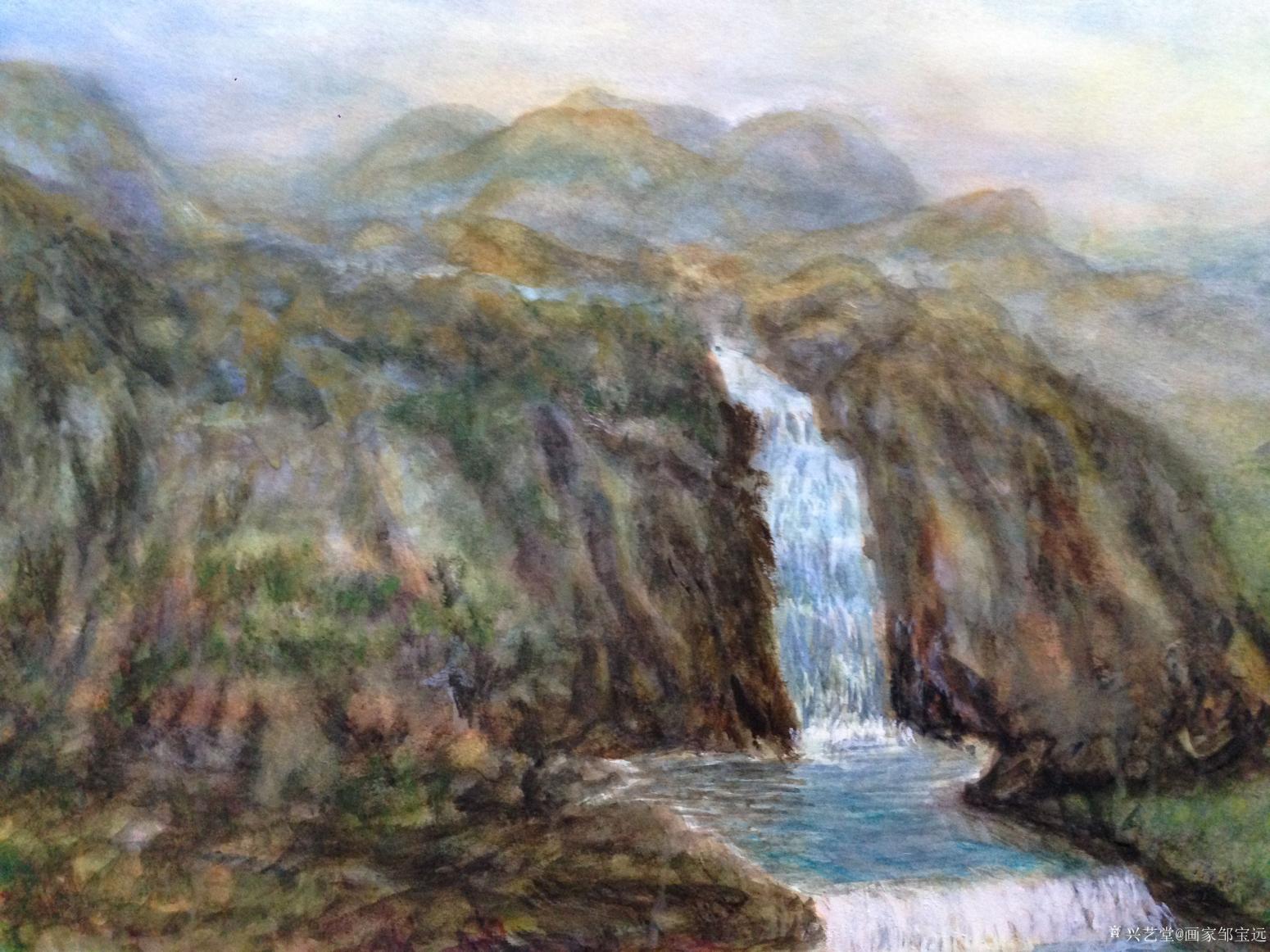 画家邹宝远油画作品《源泉》