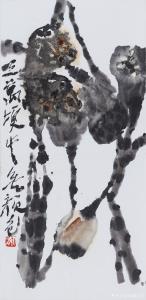 艺术品图片：艺术家鉴藏文化国画作品名称《江汀风紧》价格10000.00 元