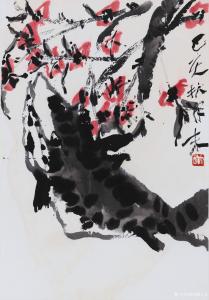 艺术品图片：艺术家鉴藏文化国画作品名称《桃花流水》价格10000.00 元