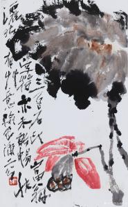 艺术品图片：艺术家鉴藏文化国画作品名称《滴香露》价格10000.00 元
