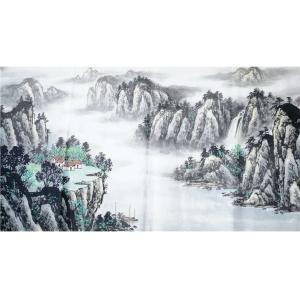 艺术品图片：艺术家刘恒胜国画作品名称《【山水3】作者刘恒胜》价格480.00 元