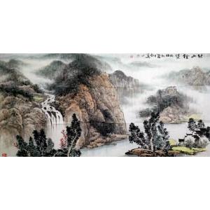 艺术品图片：艺术家陶尚华国画作品名称《【山水3】作者陶尚华》价格14400.00 元