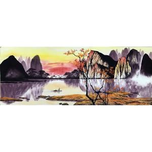 艺术品图片：艺术家刘慧敏国画作品名称《【山水1】作者刘慧敏》价格1890.00 元