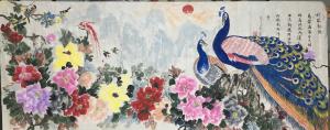 艺术品图片：艺术家高文清国画作品名称《丹凤朝阳》价格400000.00 元