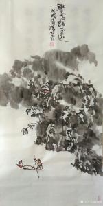 艺术品图片：艺术家杨牧青国画作品名称《山水》价格80000.00 元
