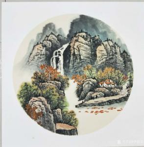 艺术品图片：艺术家李振军国画作品名称《仿古山水（2）》价格480.00 元