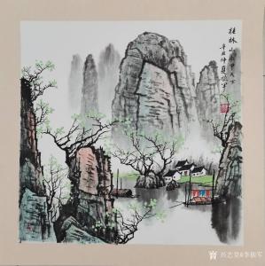 艺术品图片：艺术家李振军国画作品名称《桂林山水甲天下2》价格500.00 元