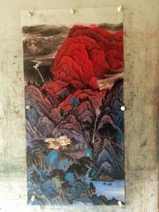 艺术品图片：艺术家润声阁（廖先昌）书画艺术馆国画作品名称《紫气东来》议价