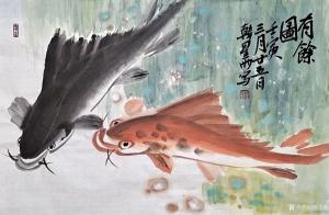 艺术品图片：艺术家书画家韩星雨国画作品名称《有余图》价格6000.00 元