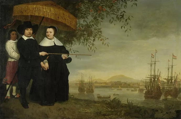 阿尔伯特·克伊普 Aelbert Cuyp 油画作品欣赏《雅各和他的妻子》