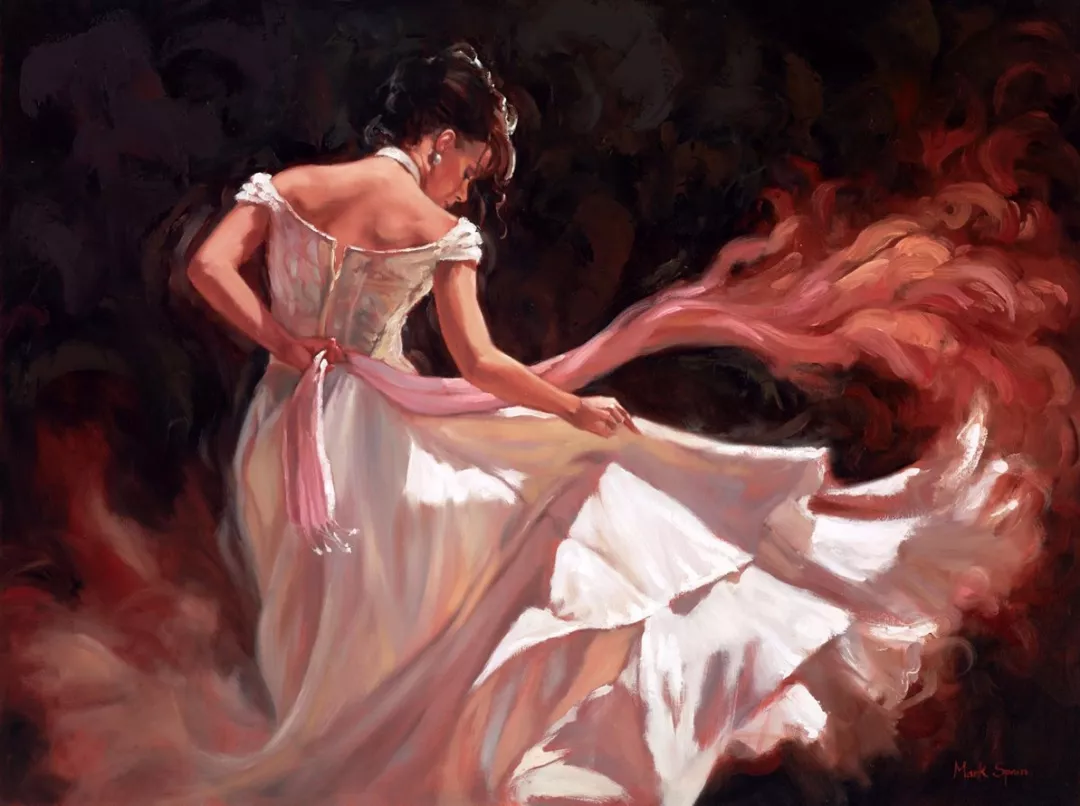 马克·斯帕恩Mark Spain油画《最美舞娘》1