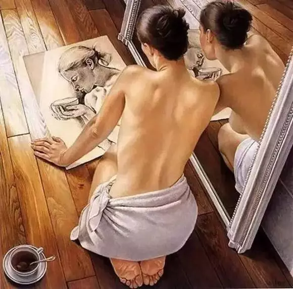 弗朗辛·凡·霍夫(Francine Van Hove)女性人体油画作品3
