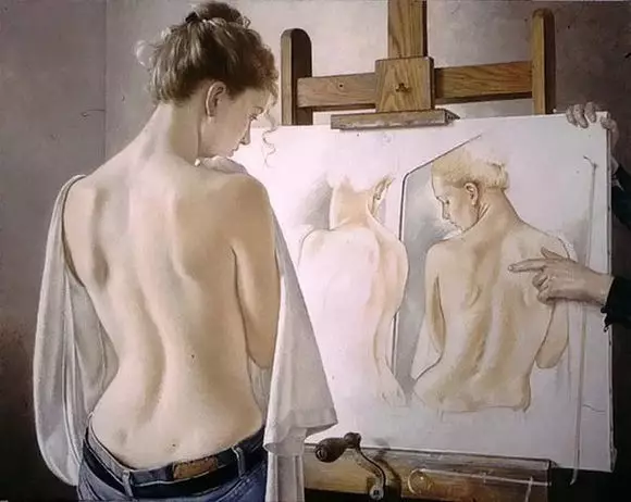 弗朗辛·凡·霍夫(Francine Van Hove)女性人体油画作品6