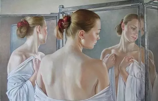 弗朗辛·凡·霍夫(Francine Van Hove)女性人体油画作品8