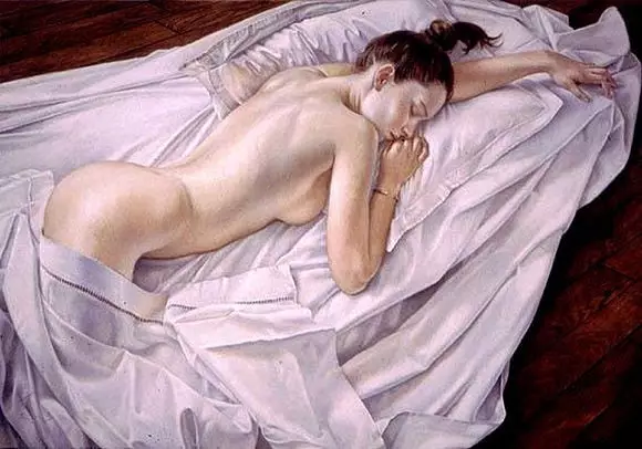 弗朗辛·凡·霍夫(Francine Van Hove)女性人体油画作品12