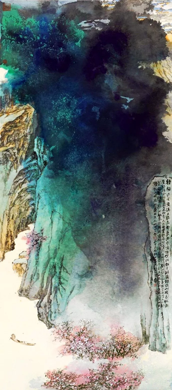 张大千作品 桃源图