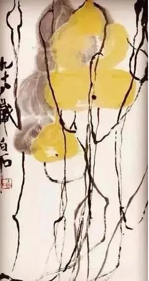 齐白石作品《葫芦》