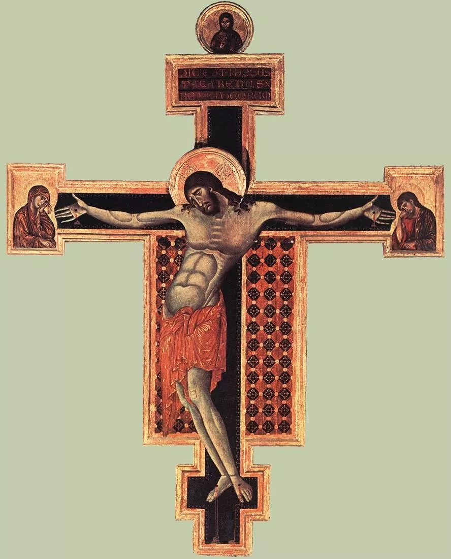 契马布埃《耶稣受难像》，1268-1271年