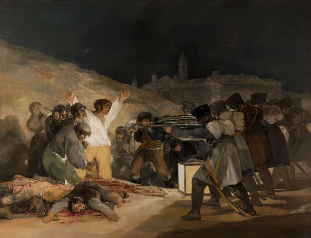 世界经典油画-戈雅《1808年5月3日》