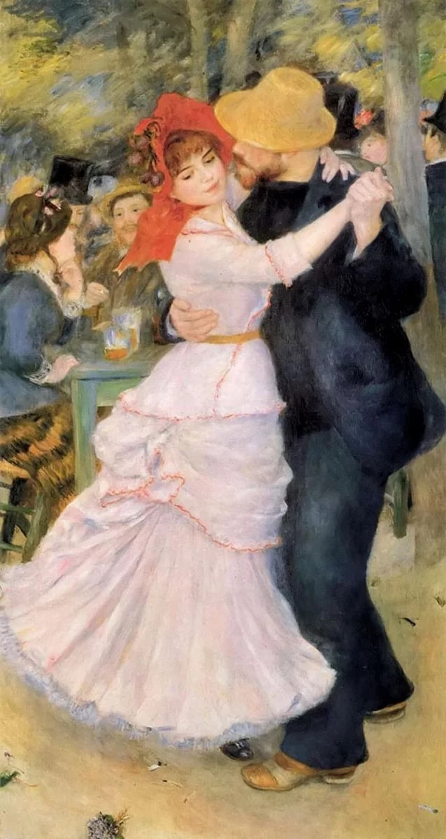 世界经典油画-雷诺阿《布吉瓦的舞会》