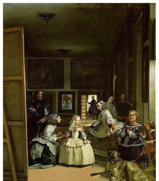 世界经典油画-委拉斯凯兹《宫娥》