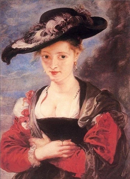 世界经典油画-鲁本斯《海伦娜.弗尔曼肖像》