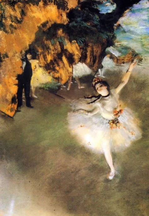世界经典油画-德加《女芭蕾演员》