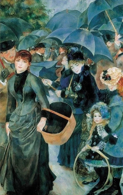 世界经典油画-雷诺阿《伞》