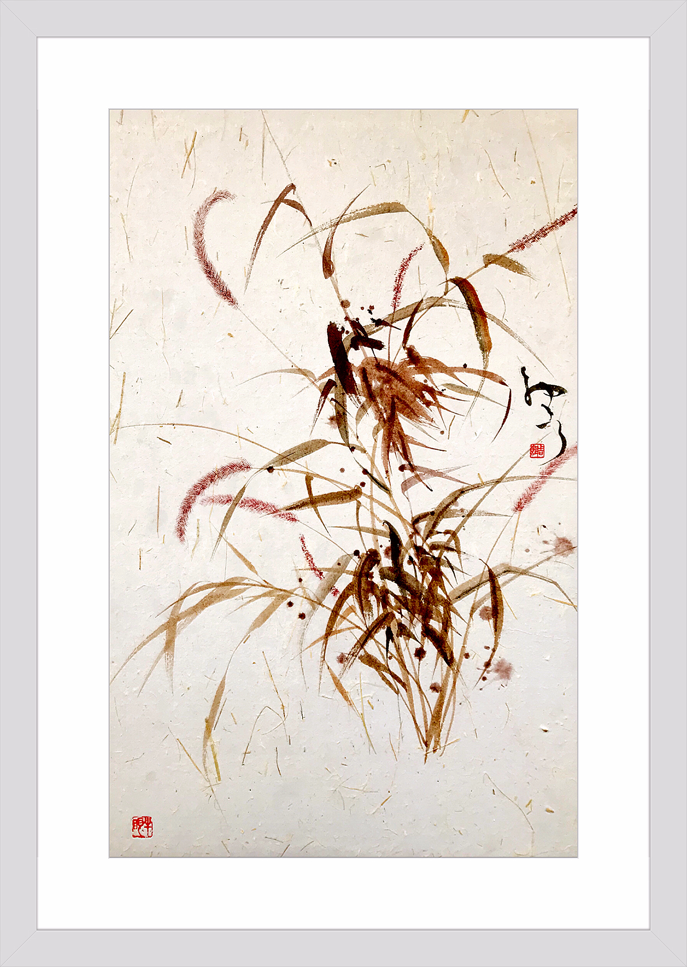 周牧天日记:～～～再写狗尾巴草,乱是其天性